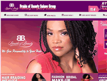 Tablet Screenshot of braidsofbeauty.com